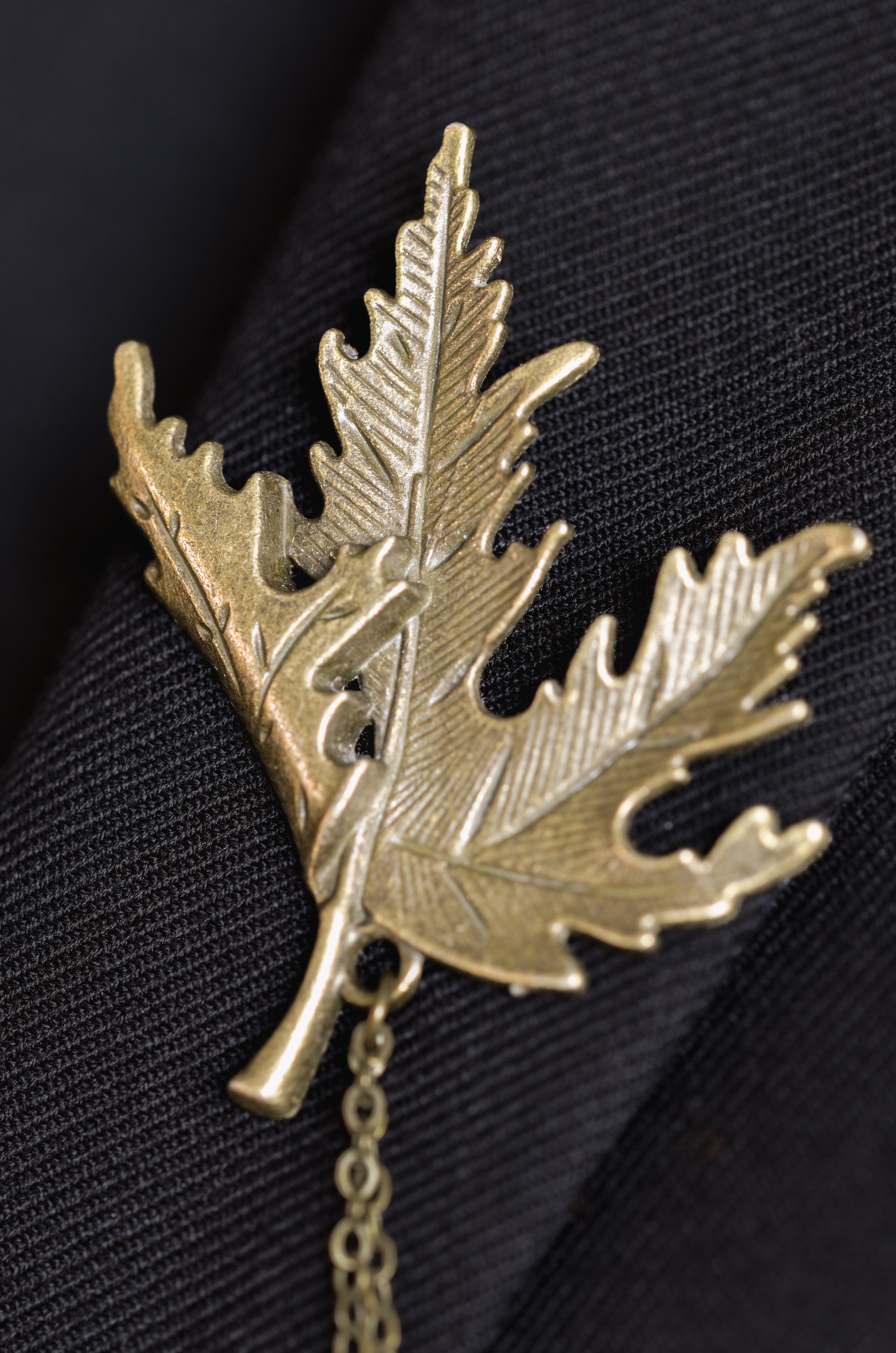 Autumn Gear Lapel Chain
