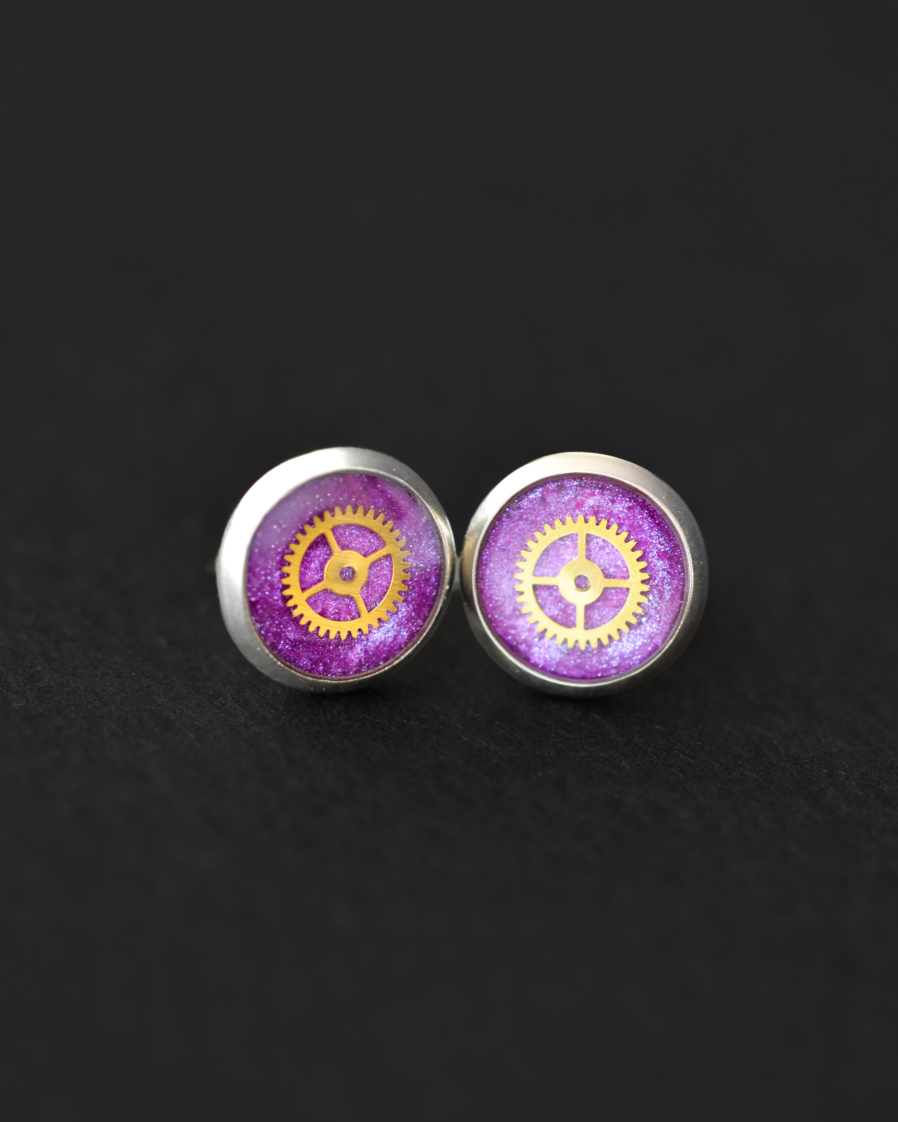 Amethyst Studs