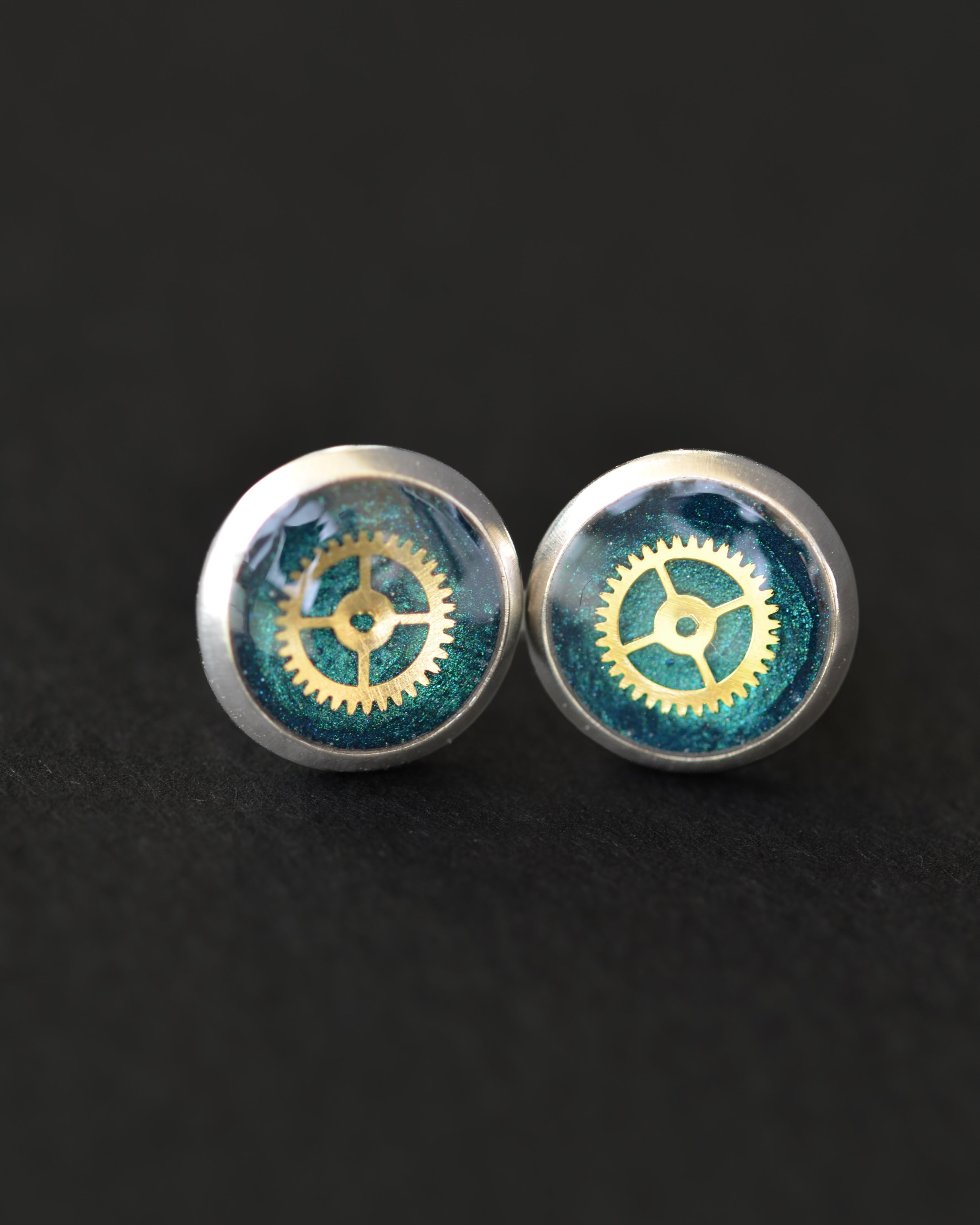 Verdigris Studs