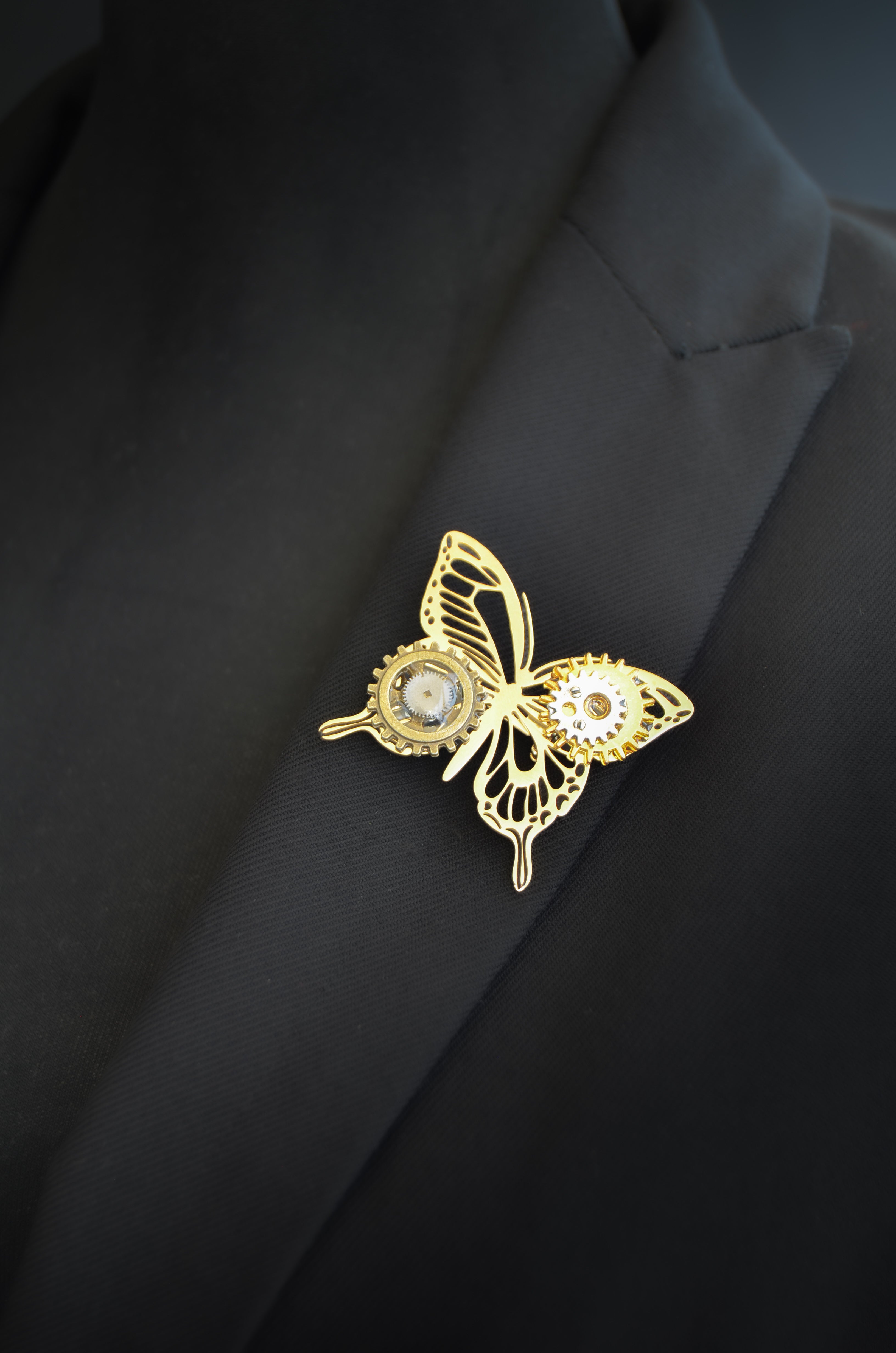 Silverline Butterfly Brooch