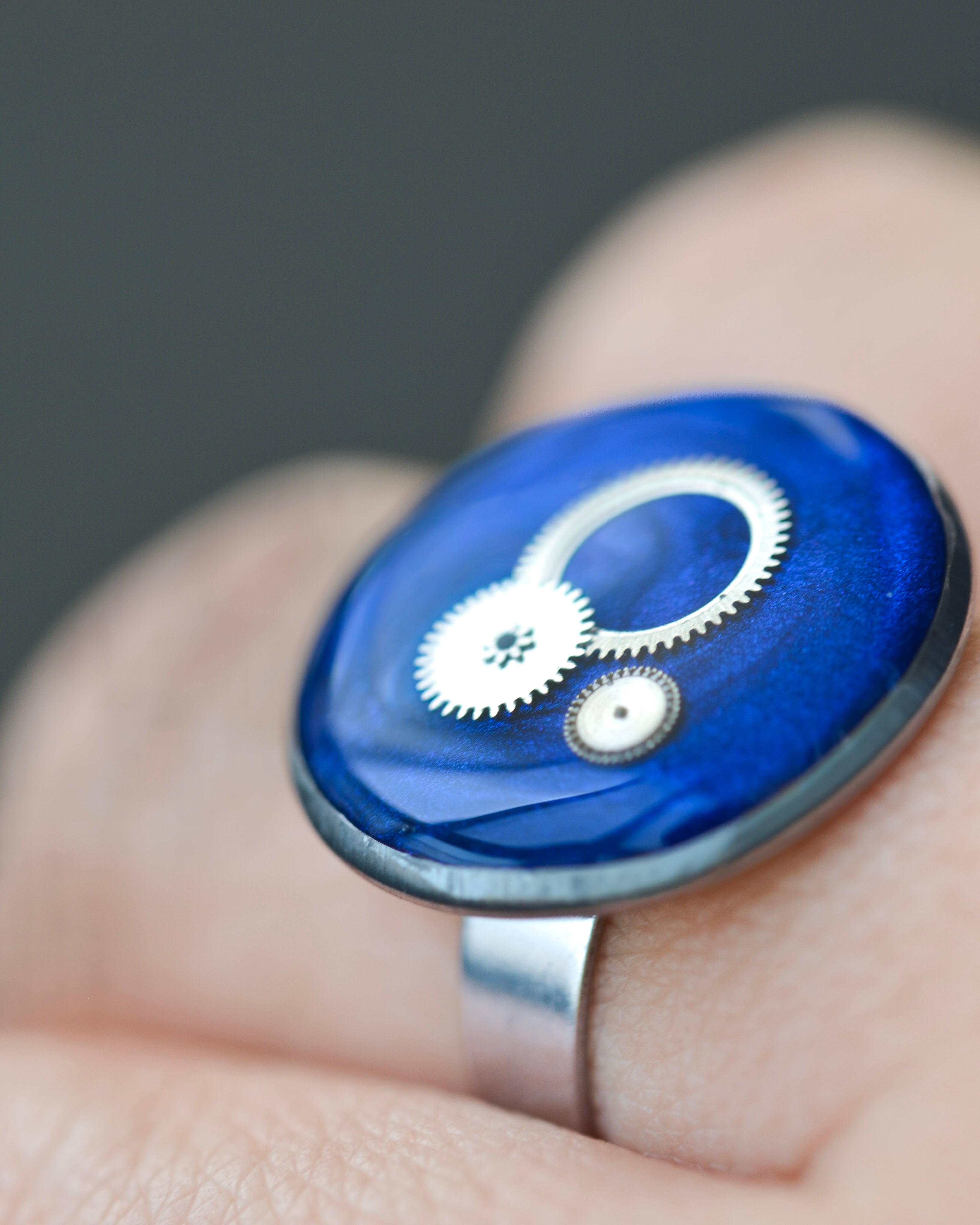 Cobalt Nebula Ring