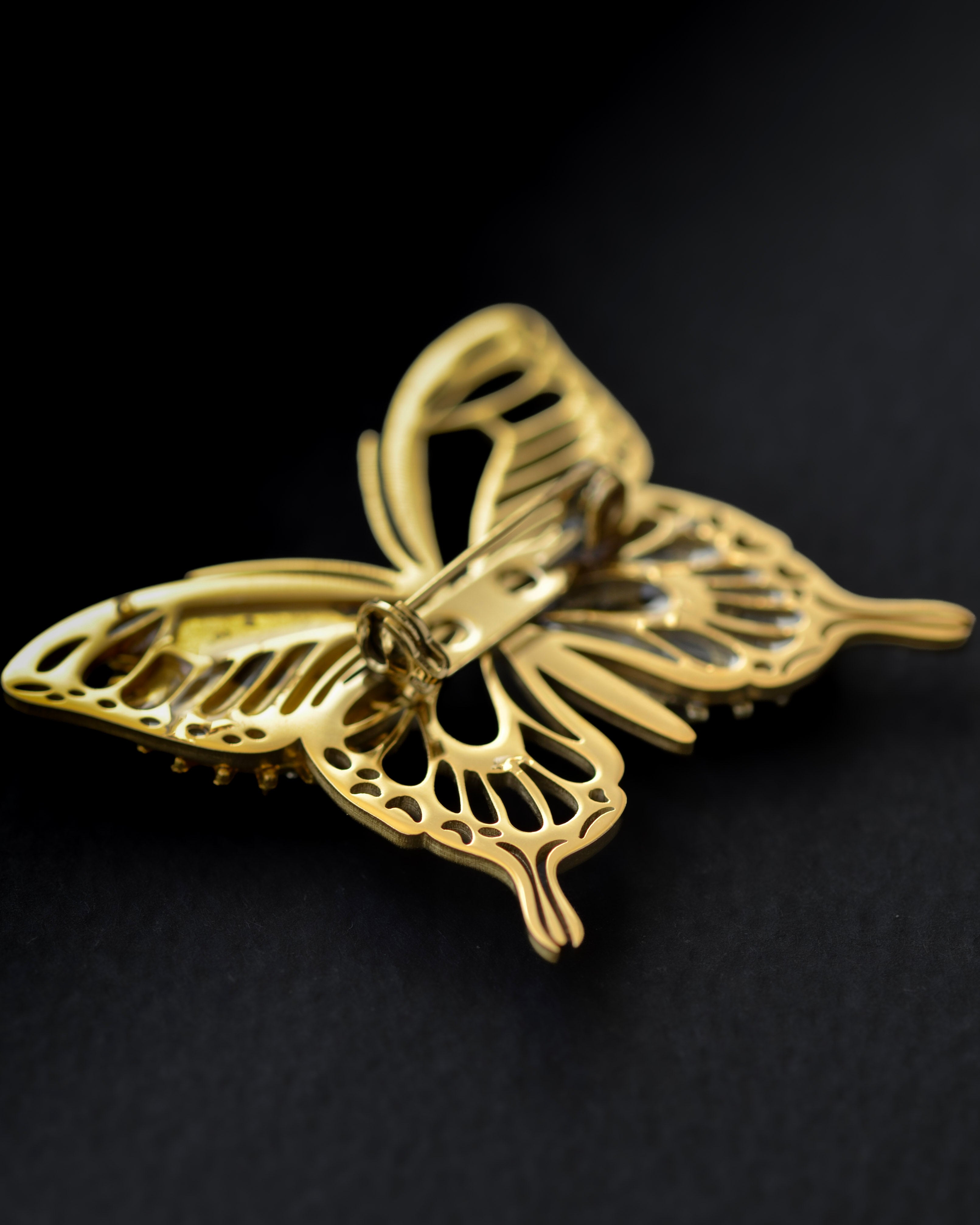 Silverline Butterfly Brooch