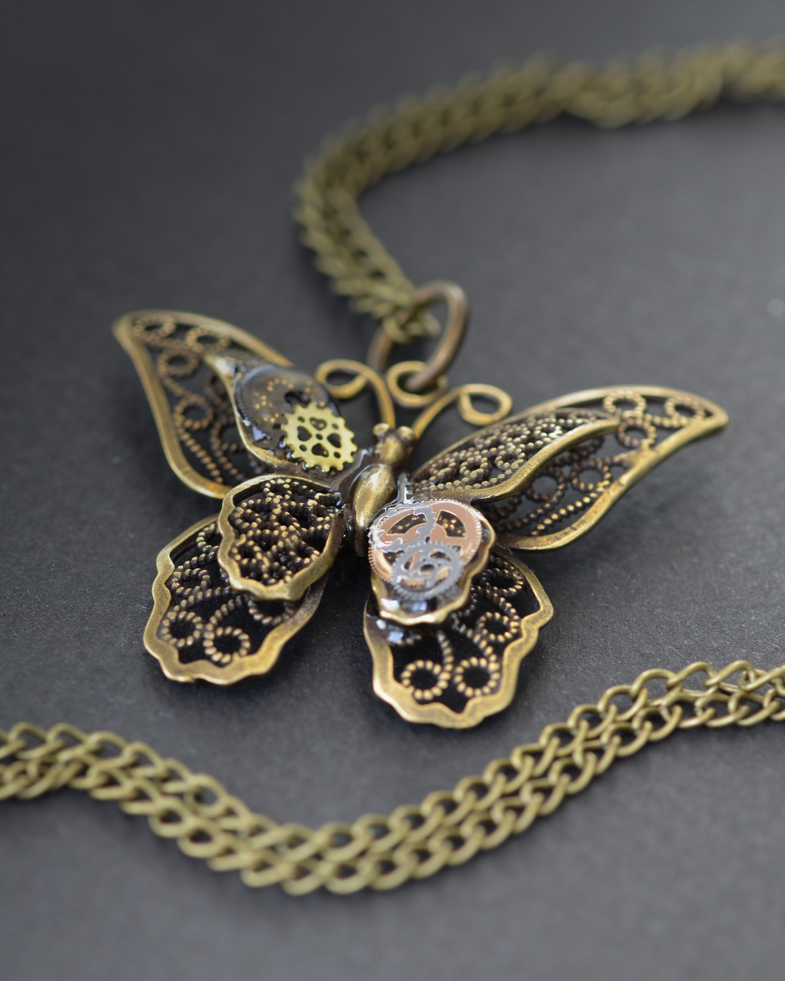 Antique Wing Necklace