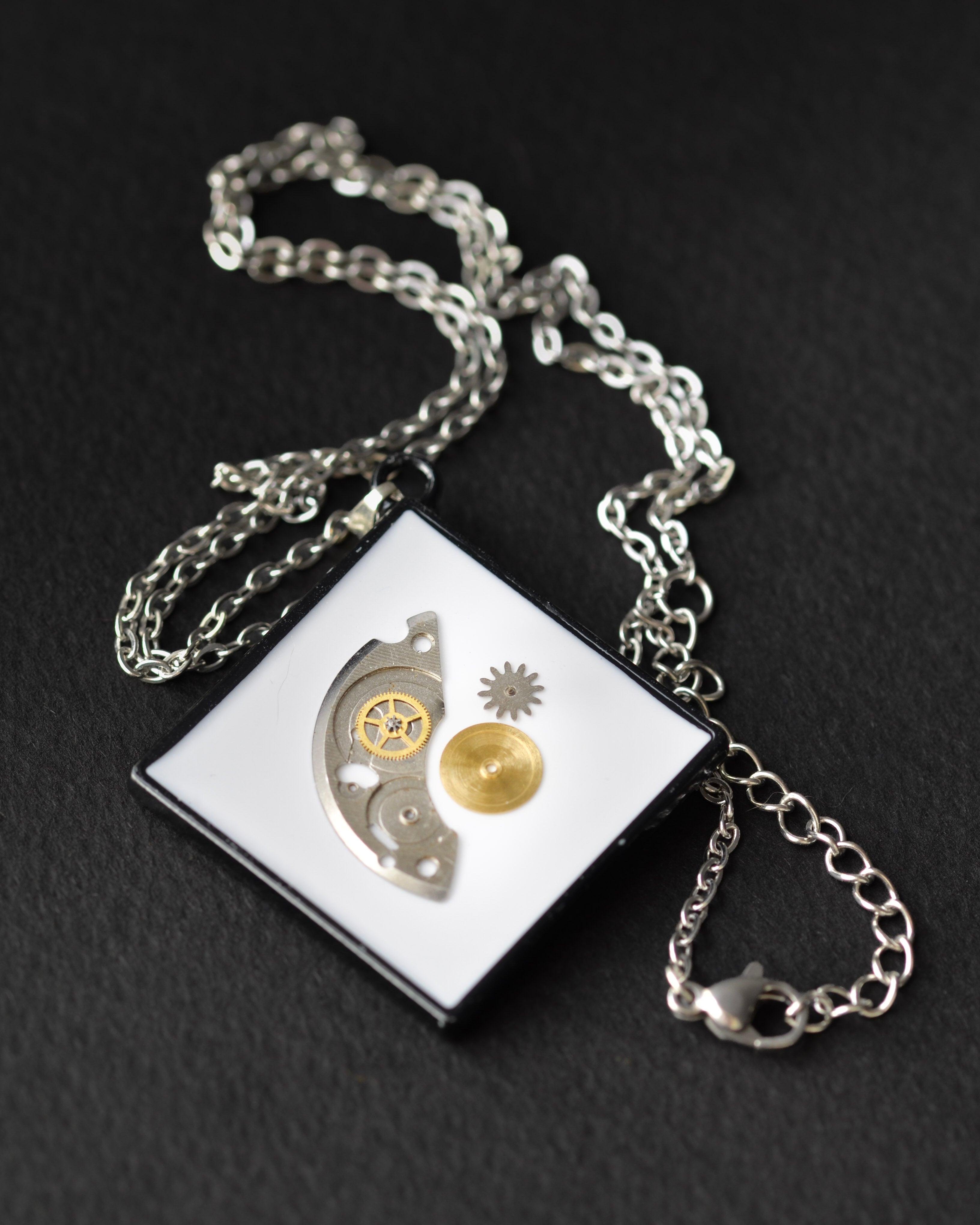 Diamond Frame Necklace