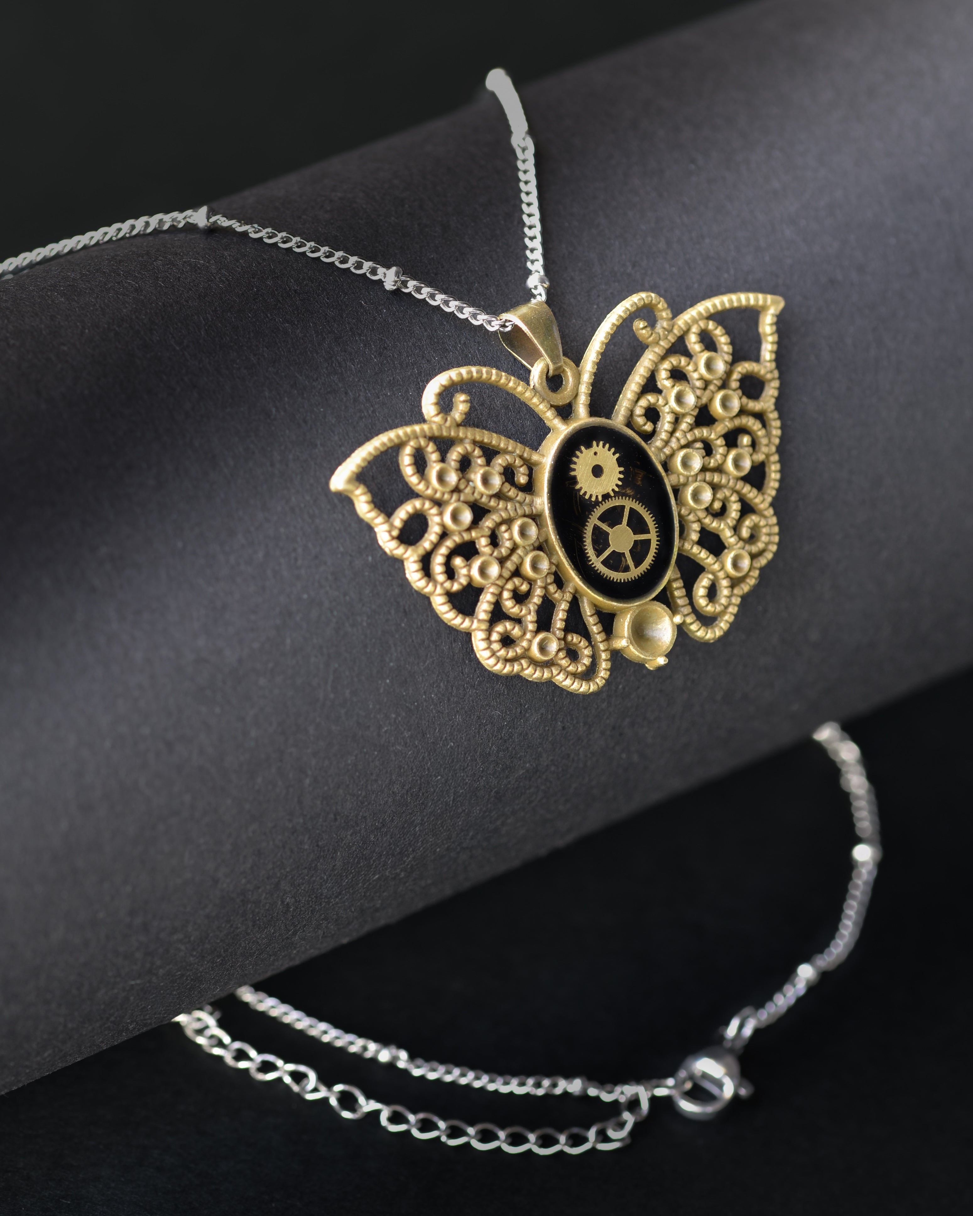 Colier Filigree Butterfly