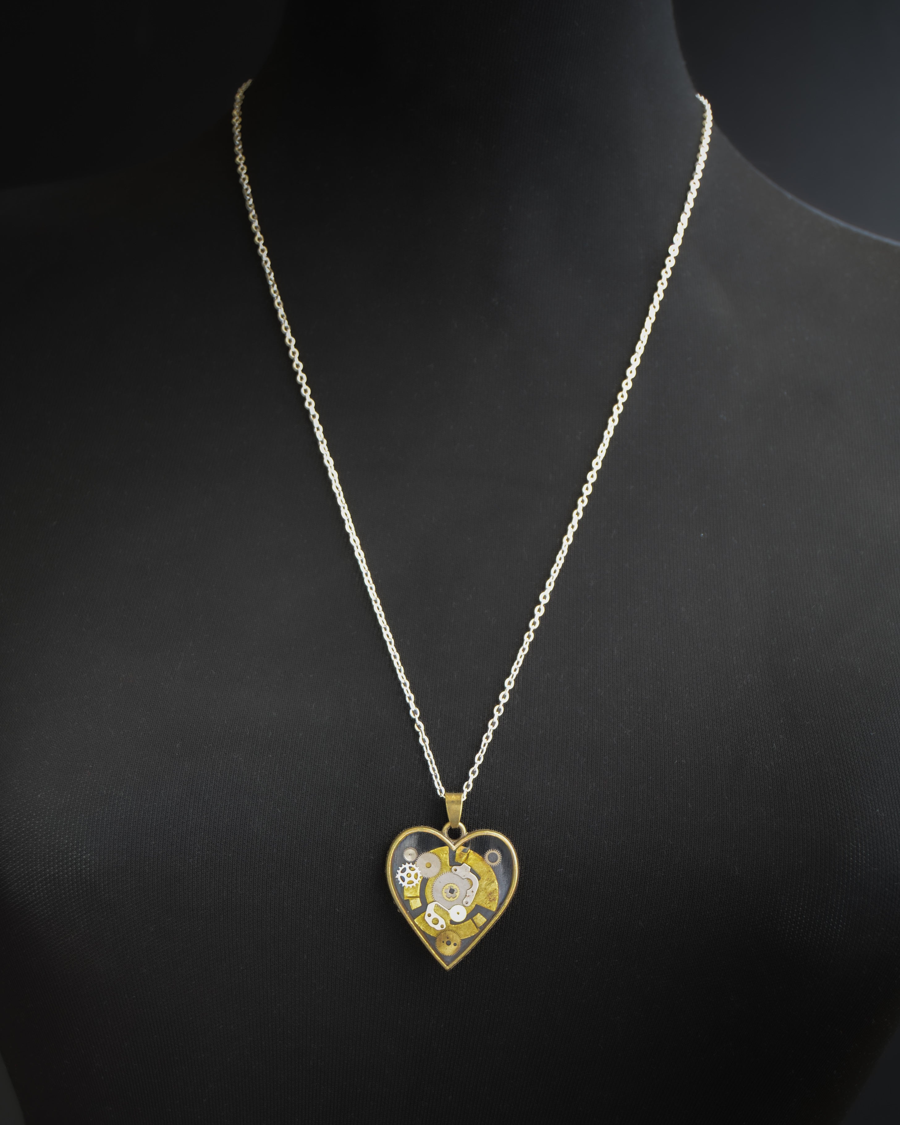 Clockwork Heart Necklace