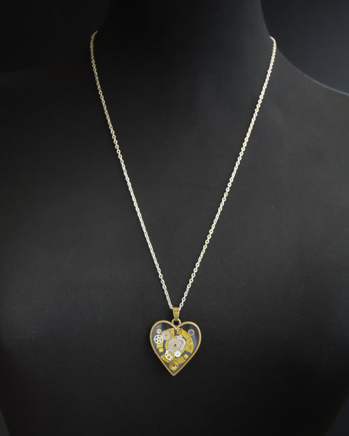 Colier Clockwork Heart