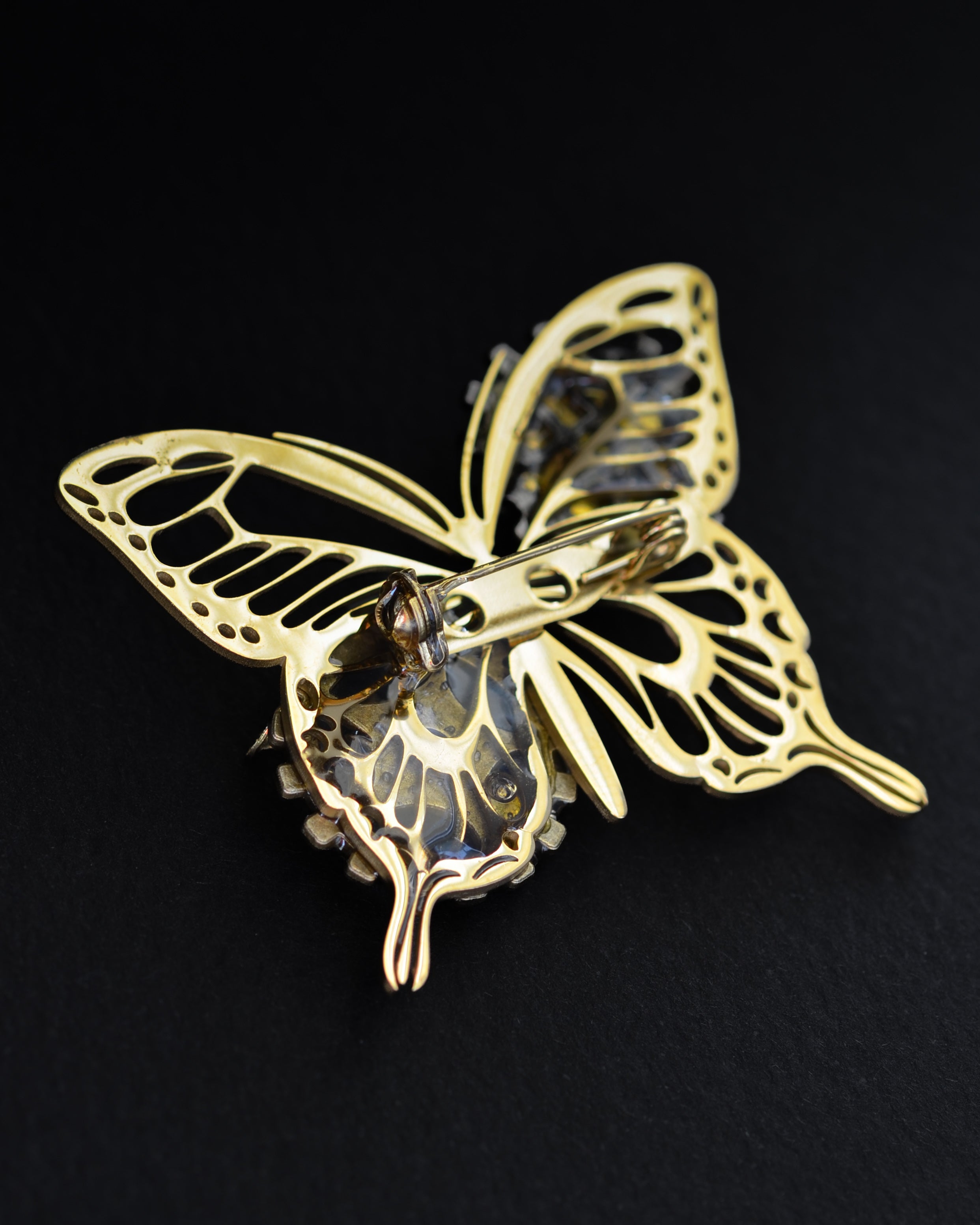 Golden Wingspan Brooch