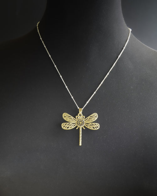 Colier Bronze Dragonfly